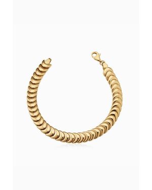 Oradina 14K Bold Cobra Bracelet - Metallic