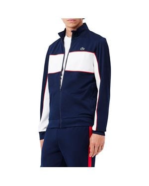 Lacoste Classic Fit Colorblock Zip Jacket - Blue