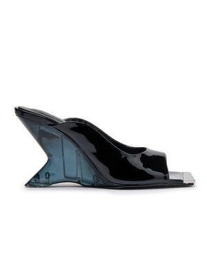 Mallet Amber Mid Heel Shoes - Blue