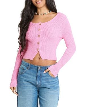 Billabong Good Luck Cardigan - Red
