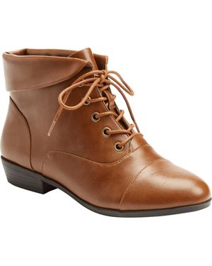 Comfortview The Darcy Bootie - Brown
