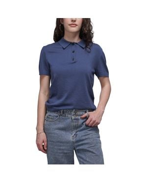 WILDFANG The Everyday Sweater Polo - Blue