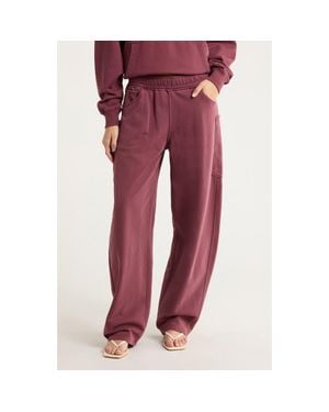 AFRM Ryan Cotton Barrel Sweatpants - Red