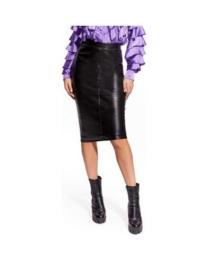 AS by DF Port Elizabeth Recycled Leather Skirt - Black