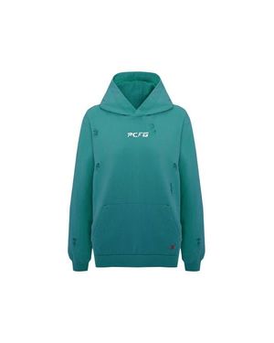 Pcfg Cotton Destroyed Hoodie - Green