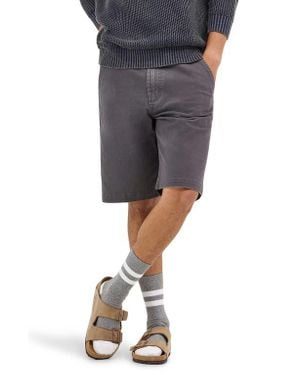 Wrangler Casey Jones Stretch Cotton Shorts - Gray
