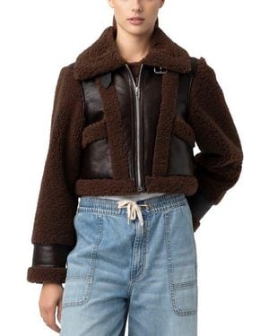 Blank NYC Faux Shearling Jacket - Black