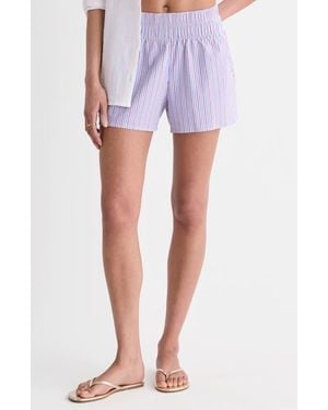 Vineyard Vines Sea Sode Harbor Seersucker Shorts - Blue
