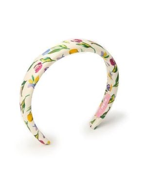 OLAH Tulip Silk Headband - Metallic