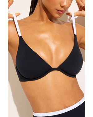 Negative Underwear Swim Plunge Top - Blue