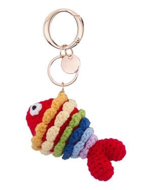 Nina Fish Bag Charm - Red