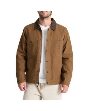 Roark Open Roads Waxed Canvas Jacket - Brown