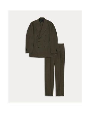 Fortela Totò Linen Sartorial Suit - Green