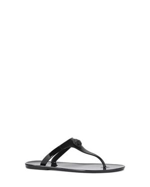 Kurt Geiger Maddison Eagle Head Sandal - Black