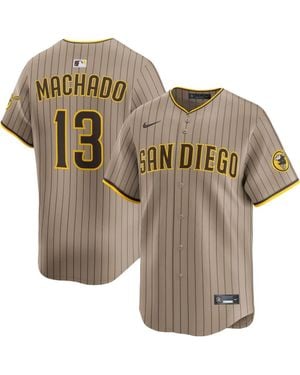 Nike Manny Machado Sand San Diego Padres Alternate Limited Jersey - Green