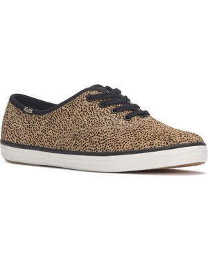 Keds Champion Genuine Calf Hair Sneaker - Brown