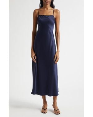 Toccin Lou Lou Satin Slipdress - Blue