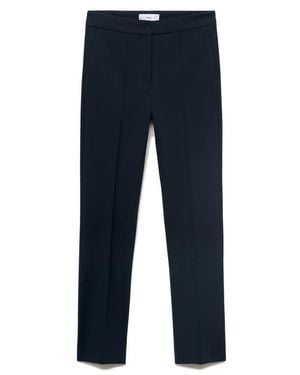 Mango Straight Leg Pants - Blue