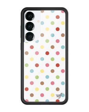 Wildflower Cases Confetti Polka Dots Samsung Galaxy S25/S25 Edge/S25 Plus/S25 Ultra Case - Black