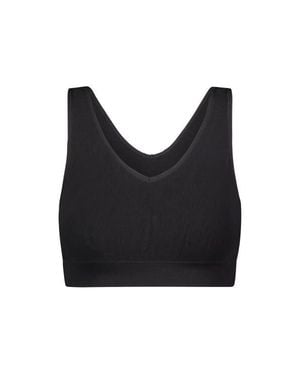 BRABAR Soft Reversible V Bralette - Black