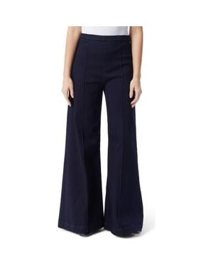 DO by Dee Ocleppo Dee Pintuck Pull-On Wide Leg Pants - Blue