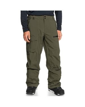 Quiksilver Utility Waterproof Snow Ski Pants - Green