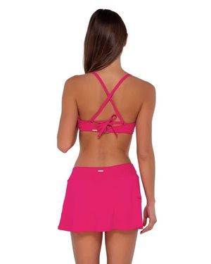 Sunsets Sporty Swim Skirt Bottoms - Pink