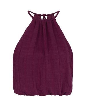 ViX Thalia Sleeveless Bubble Top - Purple
