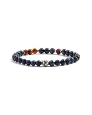 Jonas Studio Dakota Hideaway Beaded Stretch Bracelet - Blue