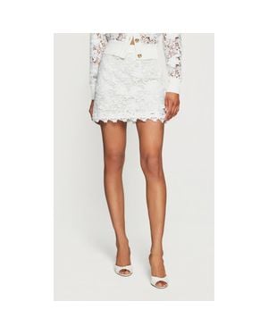Generation Love Allison 3D Butterfly Lace Skirt - White