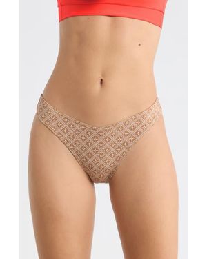 Rip Curl Moon Geo High Leg Bikini Bottoms - White