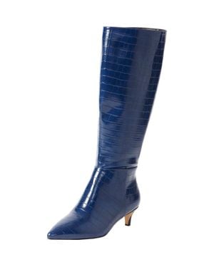 Comfortview The Poloma Wide Calf Boot - Blue