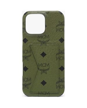 MCM Iphone 16 Pro Max Case - Green