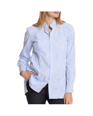 Cache Coeur Camille Maternity And Nursing Shirt - Blue