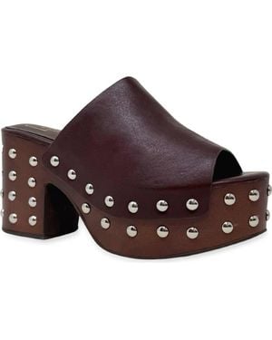 Shu Shop Holly Platform Slide Sandal - Red
