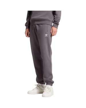 adidas Essentials Trefoil Fleece Sweatpants - Gray