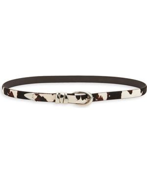 Madewell Triple Metal Keeper Belt - Brown