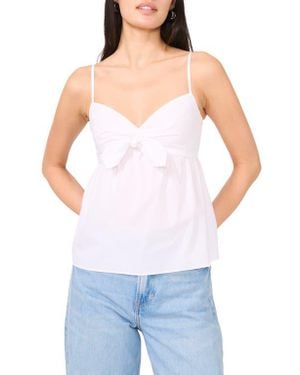 1.STATE Mix Seam Racerback Tank - White