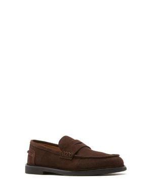 La Canadienne Magnetic Genuine Shearling Loafer - Brown