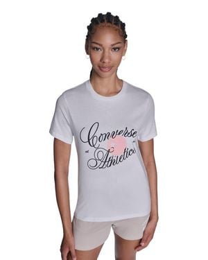 Converse Athletics Script T-Shirt - White