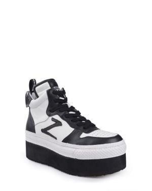 Zigi Bruce Platform Sneaker - White