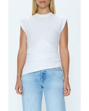 Pistola Nya Ruched Muscle T-Shirt - Blue