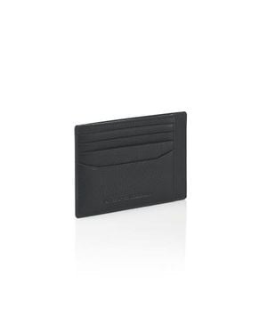 Porsche Design Roadster Leather Rfid Business Card Holder - Black