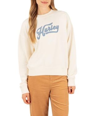 Hurley Pennant Graphic Sweatshirt - White