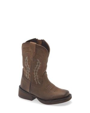 Tecovas Kids' The Doc Western Boot - Brown