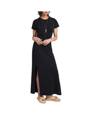 Vitamin A Coast Cotton T-Shirt Maxi Dress - Black