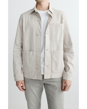 DL1961 Sean Dl Twill Shirt Jacket - Gray