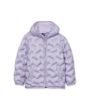 Lands' End Kids Water Resistant Seamless Quilt Insulated Jacket - Purple