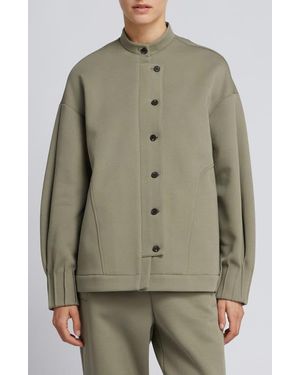 MM by Max Mara Aceto Cotton Blend Jacket - Green