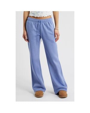 BP. Baggy Flare Leg Sweatpants - Blue